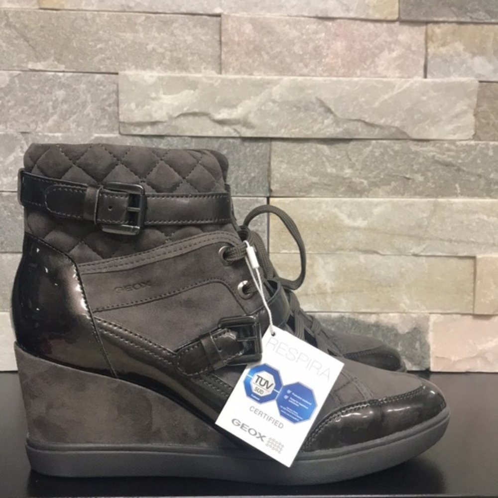 Women's Geox  Eleni Wedge Sneaker - Picture 6 of 6